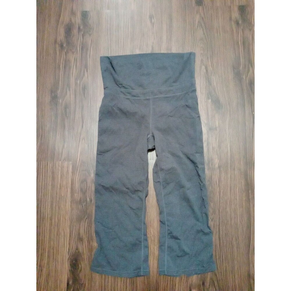 xersion Semi Fitted Pants Women's Size Small Gray Cropped Yoga Activewear